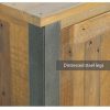 Baumhaus Urban Elegance - Reclaimed Small Corner Bookcase - Image 3