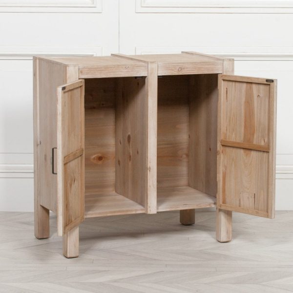 Rustic 2 Door Side Cupboard - Image 4