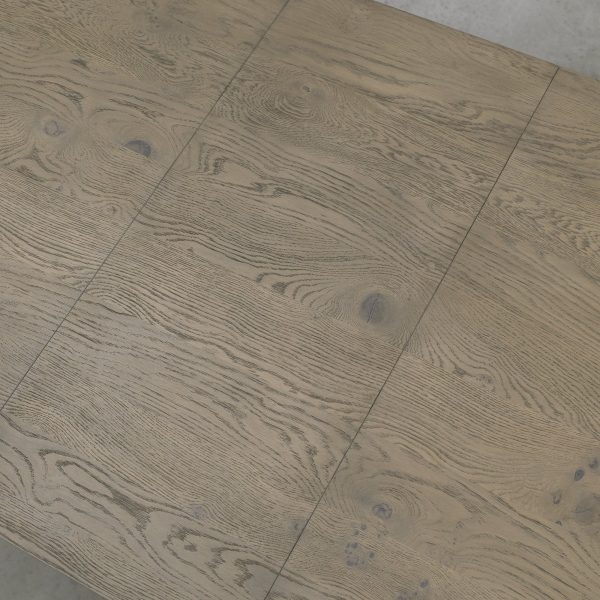 Bentley Designs Vintage Weathered Oak 6-8 Extension Table - Image 6