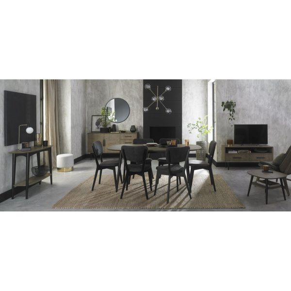 Bentley Designs Vintage Weathered Oak 6-8 Extension Table - Image 7