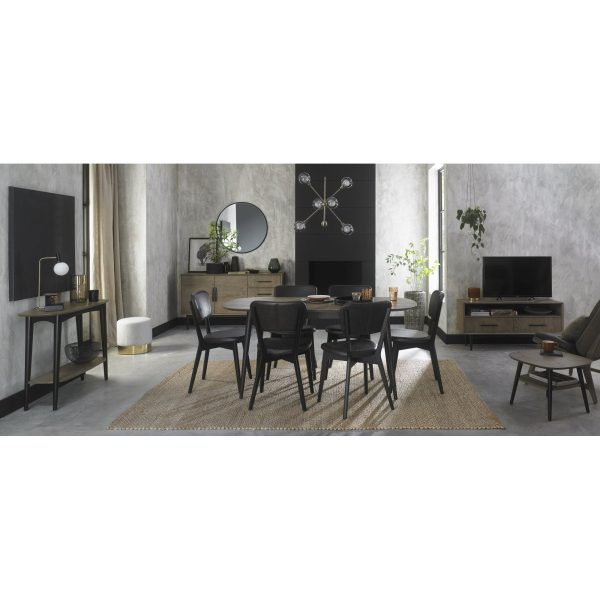 Bentley Designs Vintage Weathered Oak 6-8 Extension Table - Image 8