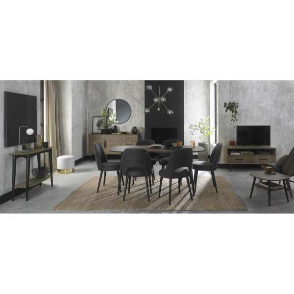 Bentley Designs Vintage Weathered Oak 6-8 Extension Table - Image 9