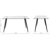 Bentley Designs Martini Clear Glass 6 Seater Table & 4 Mondrian Dark Grey Faux Leather Chairs - Image 10