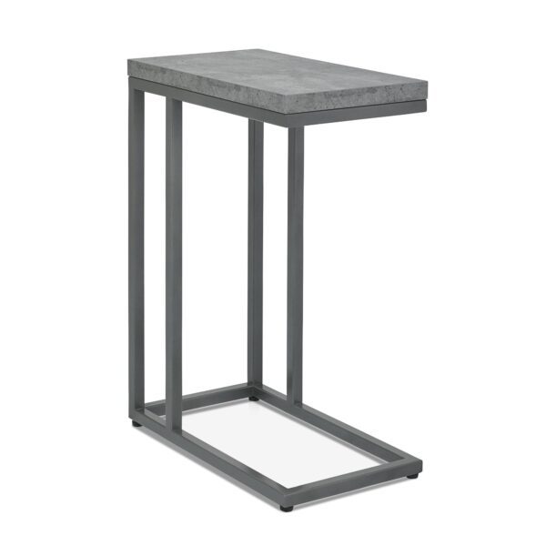 Bentley Designs Renzo Zinc & Dark Grey Sofa Table - Image 2