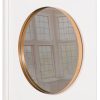 80cm Gold Round Wall Mirror
