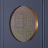 80cm Gold Round Wall Mirror - Image 4