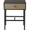 Gallery Interiors   Cadbury 1 Drawer Bedside Table - Image 5