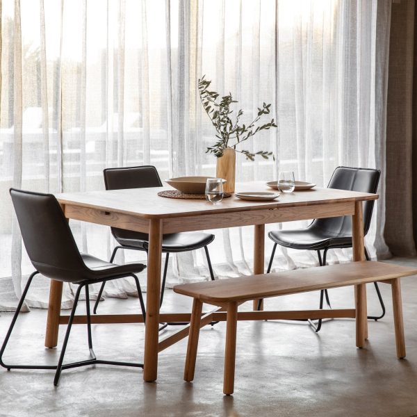Gallery Interiors  Kingsman Extending Dining Table Oak