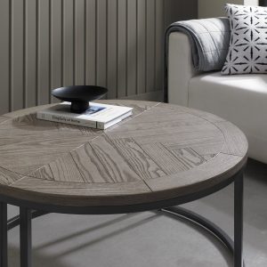 Bentley Designs Monroe Silver Grey Coffee Table