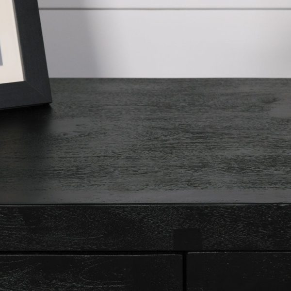 Black Wooden Contemporary Sideboard - Image 6