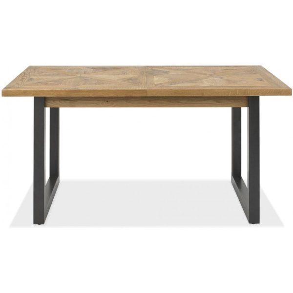 Bentley Designs Indus Rustic Oak 4-6 Dining Table - Image 3