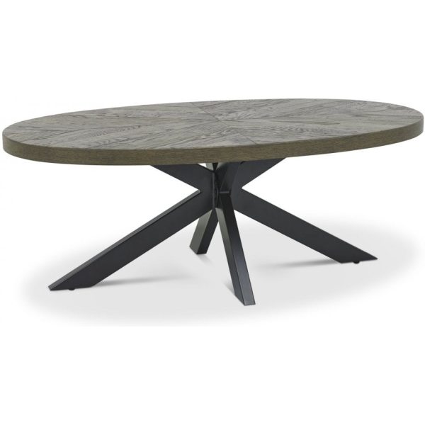 Bentley Designs Ellipse Fumed Oak Coffee Table - Image 2