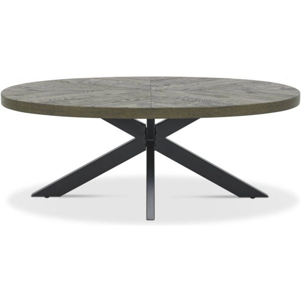 Bentley Designs Ellipse Fumed Oak Coffee Table - Image 3
