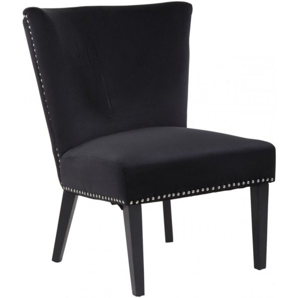 Fifty Five Avenue  Belmont Townhouse Black Winged Dining Chair