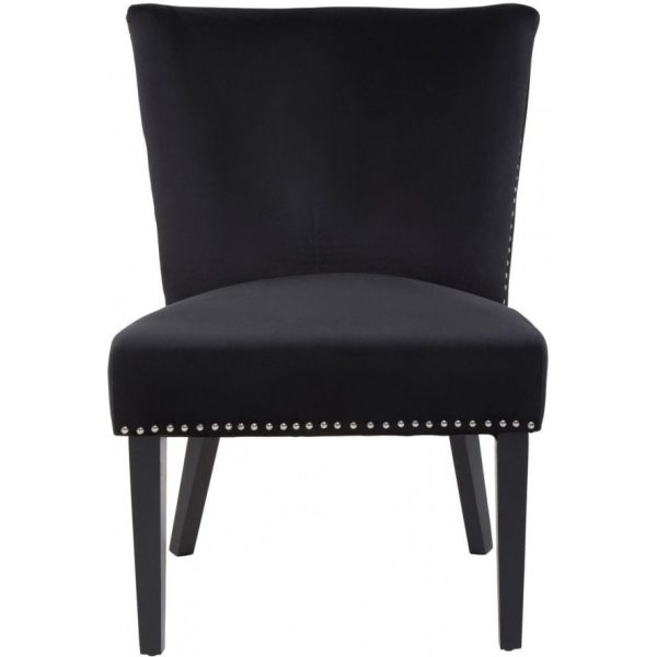 Fifty Five Avenue  Belmont Townhouse Black Winged Dining Chair - Image 3