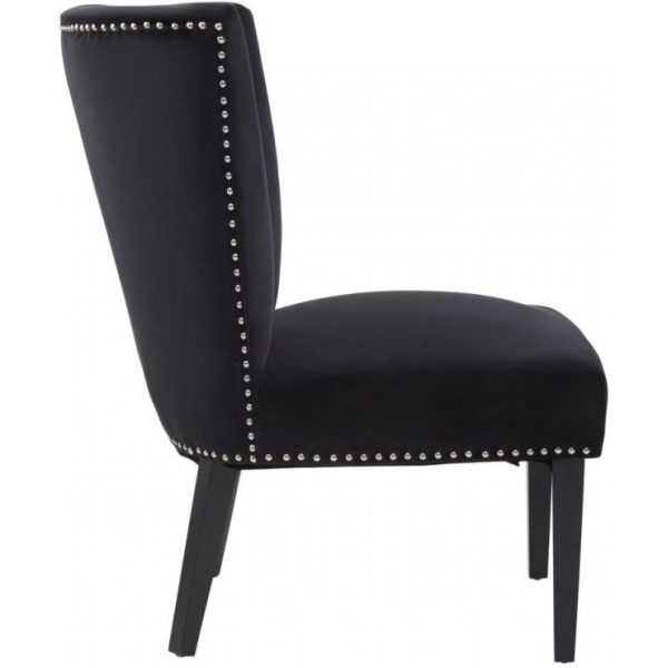 Fifty Five Avenue  Belmont Townhouse Black Winged Dining Chair - Image 4