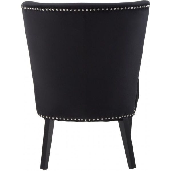 Fifty Five Avenue  Belmont Townhouse Black Winged Dining Chair - Image 5