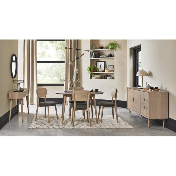 Bentley Designs Dansk Scandi Oak Coffee Table With Shelf - Image 5