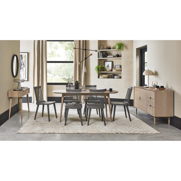 Bentley Designs Dansk Scandi Oak 6 Seater Table