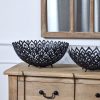 Hill Interiors Black Cast Lattice Bowl - Image 6