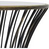 Hill Interiors Concaved Mirrored Side Table - Image 4