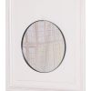 50cm Black Round Wall Mirror - Image 2