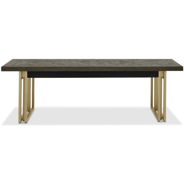 Bentley Designs Athena Fumed Oak Wooden Bench - Image 2