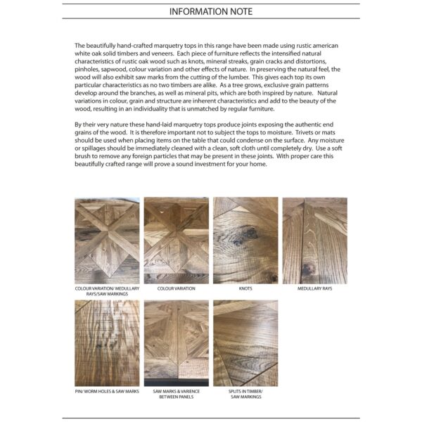 Bentley Designs Emerson Rustic Oak & Peppercorn Square Lamp Table - Image 4