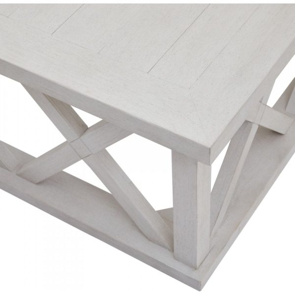Hill Interiors Stamford Plank Collection Square Coffee Table - Image 5