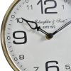 Libra Interiors  Stollard Silver Nickel Mantel Clock with Gold Angle Adjuster and Detail - Image 3