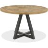Bentley Designs Indus Rustic Oak 4 Seater Table & 4 Fontana Blue Velvet Chairs - Image 3