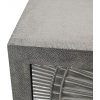 Libra Interiors Coco Silver Embossed Metal Console - Image 6