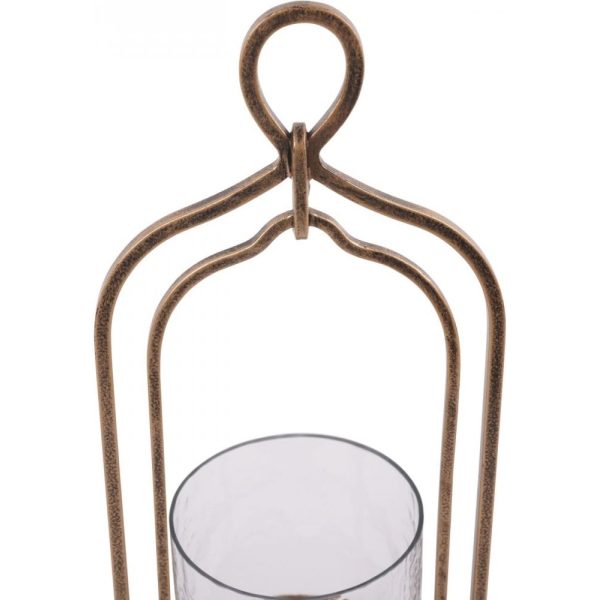 Laura Ashley Small Aged Gold Loop Hurricane - Image 4