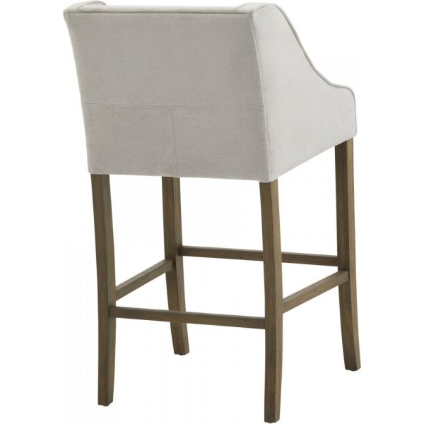 Hill Interiors Epsom Grey Barstool - Image 3
