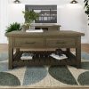 Saltash Coffee Table With Drawers And Undersh