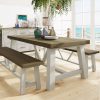 Purbeck Truffle 2.0M Fixed Top Dining Table - Image 2
