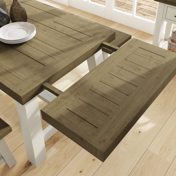 Purbeck Truffle 2.0M Fixed Top Dining Table - Image 5