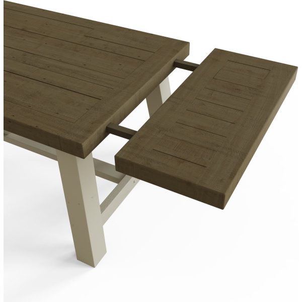 Purbeck Truffle 2.0M Fixed Top Dining Table - Image 10
