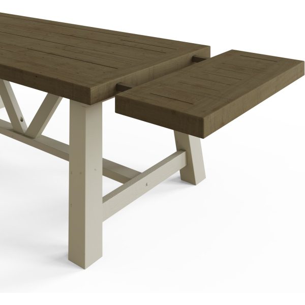 Purbeck Truffle 2.0M Fixed Top Dining Table - Image 11