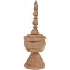 libra interiors Hand Carved Wooden Sculpture Small