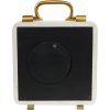 libra interiors Kimberley Cream & Gold Mantel Clock 20cm - Image 3