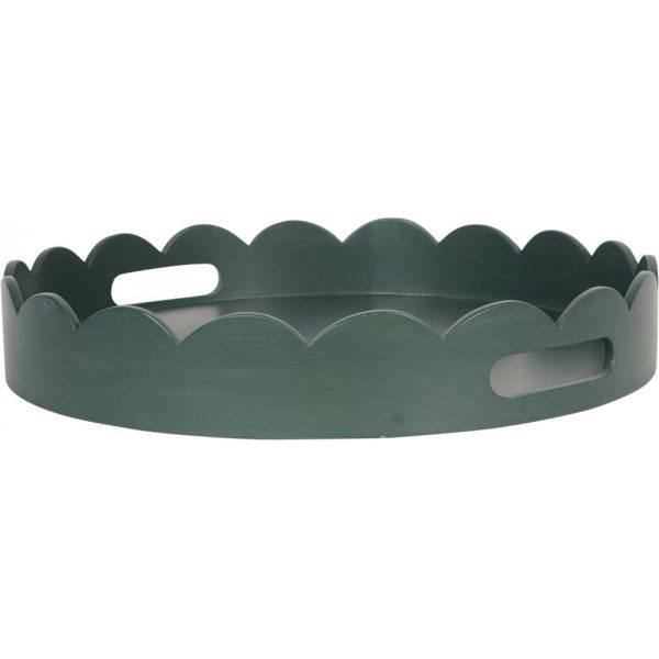 Laura Ashley Fern Green Northall Circular Tray - Image 2