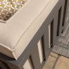 Maze Ibiza U Shape Sofa Set With Square Coffee Table - Oatmeal - Image 9