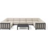 Maze Ibiza U Shape Sofa Set With Square Coffee Table - Oatmeal - Image 10