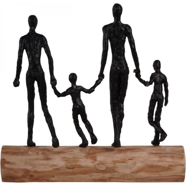 Libra Interiors Loving Family on Wooden Stand - Image 3