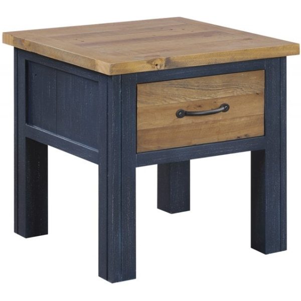 Baumhaus Splash of Blue - Lamp Table With drawer - Image 3