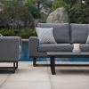 Maze Ethos 3 Seat Sofa Set / Flanelle - Image 3