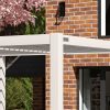 Como Pergola Aluminium Square 40x40 Frame Only - White - Image 4