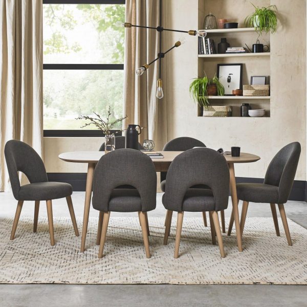 Bentley Designs Dansk Scandi Oak 6-8 Dining Table