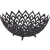 Hill Interiors Black Cast Lattice Bowl